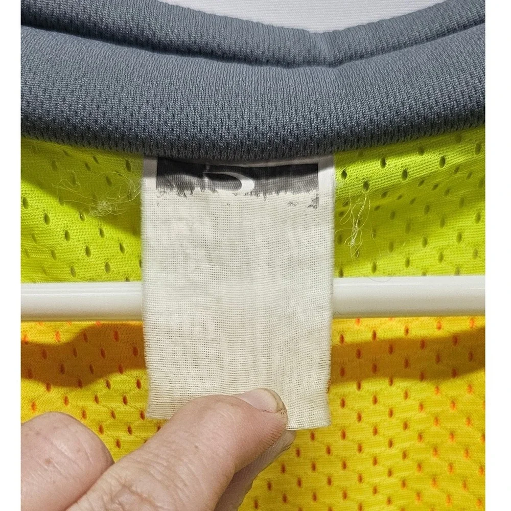 Radwear High Visibility Safety Vest Neon Yellow 3M Scotchlite Reflective Mesh L